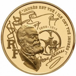 Аверс монеты Франция, 500 франков, 1999, 140 лет со дня рождения Жана Жореса
