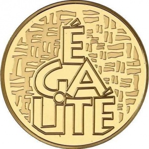 Реверс монеты Франция, 655.957 франков, 2001, ÉGALITÉ