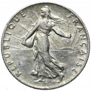Аверс монеты Франция, 50 сантимов, 1897-1920