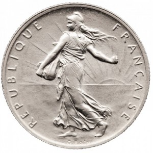 Аверс монеты Франция, 2 франка, 1898-1920