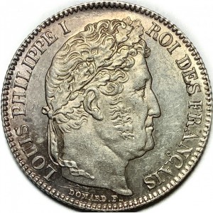 Аверс монеты Франция, 1 франк, 1832-1848
