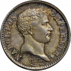 Аверс монеты Франция, ¼ франка, 1807