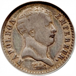 Аверс монеты Франция, ½ франка, 1807