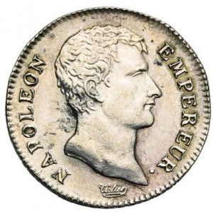 Аверс монеты Франция, 1 франк, 1806-1807