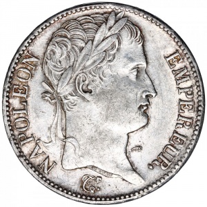 Аверс монеты Франция, 5 франков, 1809-1814