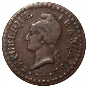 Аверс монеты Франция, 1 сантим, 1797-1799