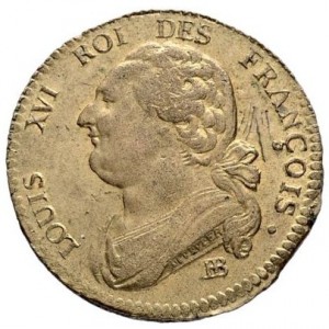 Аверс монеты Франция, 12 денье, 1791-1793, Надпись "ROI DES FRANÇOIS"