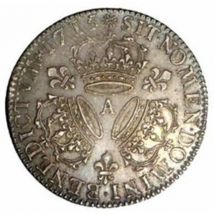 Реверс монеты Франция, 30 солей, 1715-1718