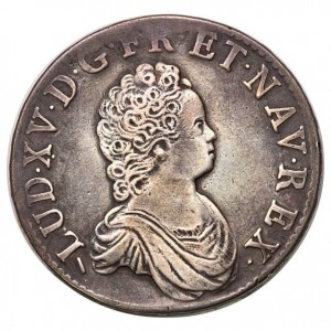 Аверс монеты Франция, 1 ЭКЮ, 1715
