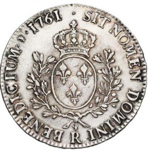 Реверс монеты Франция, 1 ЭКЮ, 1740-1773