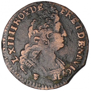Аверс монеты Франция, 1 лиард, 1693-1707