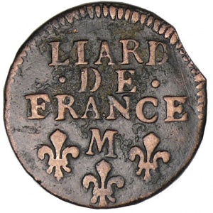 Реверс монеты Франция, 1 лиард, 1693-1707