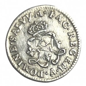 Реверс монеты Франция, 4 соля 2 денье, 1691-1700