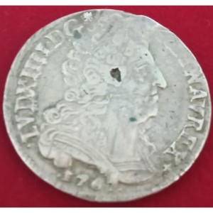 Аверс монеты Франция, ¼ Экю, 1707-1709