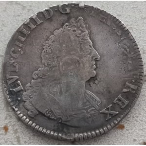 Аверс монеты Франция, ½ Экю, 1701-1703