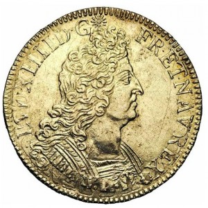 Аверс монеты Франция, 1 ЭКЮ, 1701-1704