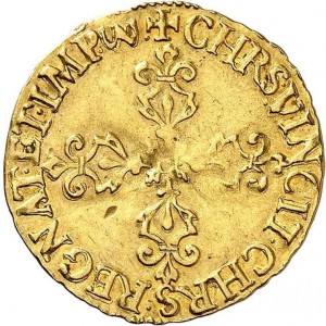 Реверс монеты Франция, 1 дьёр, 1589-1595