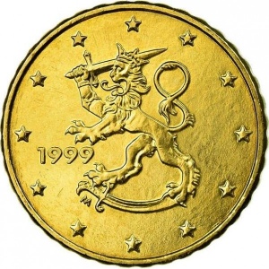 Аверс монеты Финляндия, 10 евроцентов, 1999-2006