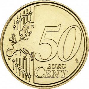 Реверс монеты Финляндия, 50 евроцентов, 2007-2026