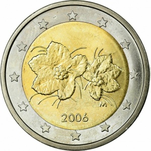 Аверс монеты Финляндия, 2 евро, 1999-2006