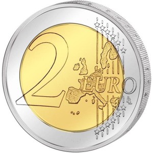 Реверс монеты Финляндия, 2 евро, 2005, 60 лет ООН и 50 лет членству Финляндии в ООН