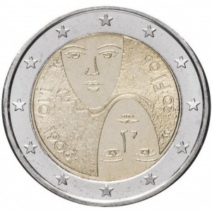 Аверс монеты Финляндия, 2 евро, 2006, 100 лет равного избирательного права в Финляндии