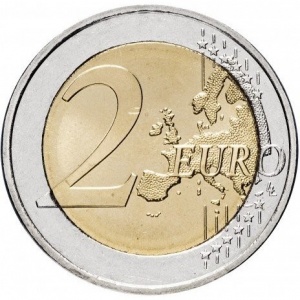 Реверс монеты Финляндия, 2 евро, 2007, 50 лет подписания Римского договора