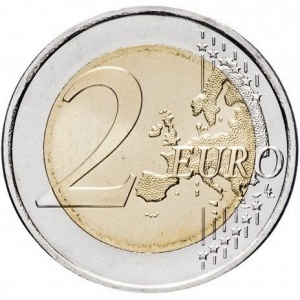 Реверс монеты Финляндия, 2 евро, 2010, 150 лет финской валюте