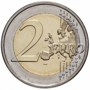 Реверс монеты Финляндия, 2 евро, 2016, 100 лет со дня рождения Георга Хенрика фон Вригта