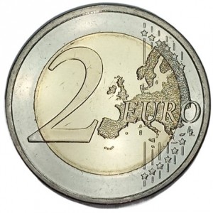 Реверс монеты Финляндия, 2 евро, 2020, 100 лет со дня рождения Вяйнё Линна