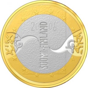 Аверс монеты Финляндия, 5 евро, 2006, Председательство Финляндии в ЕС