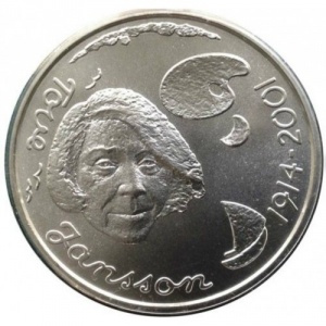 Реверс монеты Финляндия, 10 евро, 2004, 90 лет со дня рождения Туве Янссон