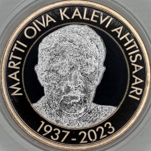 Реверс монеты Финляндия, 5 евро, 2024, Ма́ртти О́йва Ка́леви А́хтисаари (1994-2000)