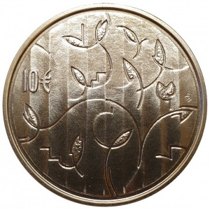 Реверс монеты Финляндия, 10 евро, 2009, 200 лет государственному совету