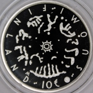 Аверс монеты Финляндия, 10 евро, 2014, Грамотность