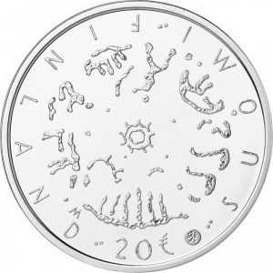 Аверс монеты Финляндия, 20 евро, 2014, Грамотность
