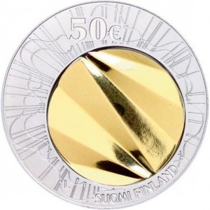Аверс монеты Финляндия, 50 евро, 2012, Мировая столица дизайна, Хельсинки 2012