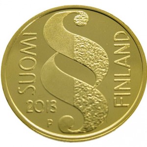 Аверс монеты Финляндия, 100 евро, 2013, 150 лет Парламенту