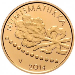 Реверс монеты Финляндия, 100 евро, 2014, Нумизматика