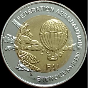 Реверс монеты Финляндия, 5 евро, 1997, Первые всемирные воздушные игры - Скайсёрфинг