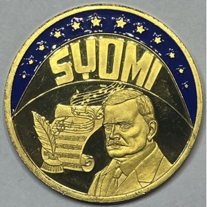 Реверс монеты Финляндия, 1 ЭКЮ, 1999, Ян Сибелиус