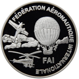 Реверс монеты Финляндия, 10 евро, 1998, Вторые всемирные воздушные игры