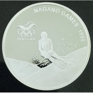 Аверс монеты Финляндия, 10 евро, 1998, Белая куропатка