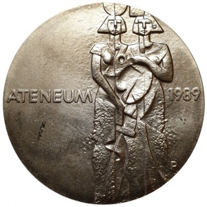 Реверс монеты Финляндия, 100 марок, 1989, Изобразительное искусство Финляндии