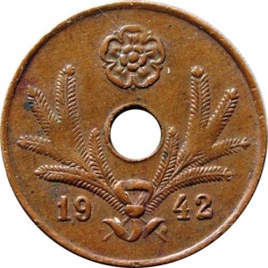 Аверс монеты Финляндия, 5 пенни, 1941-1943