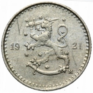 Аверс монеты Финляндия, 25 пенни, 1921-1940