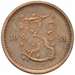 Аверс монеты Финляндия, 50 пенни, 1940-1943