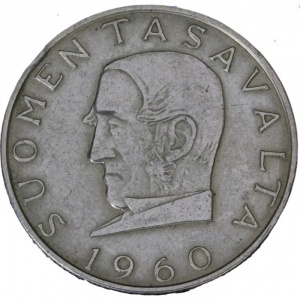 Аверс монеты Финляндия, 1000 марок, 1960, 100 лет валютной системе Снелльмана