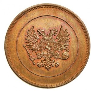 Аверс монеты Финляндия, 10 пенни, 1917