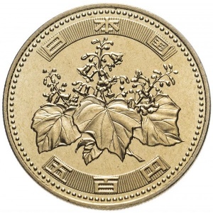 Аверс монеты Япония, 500 йен, 2000-2019
